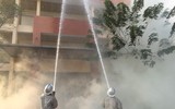Cận cảnh quá trình cứu 4 người mắc kẹt trong đám cháy giả định do rò rỉ khí gas