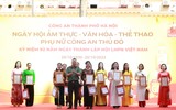 Phụ nữ Công an Thủ đô duyên dáng trong Ngày hội “Ẩm thực - Văn hóa - Thể thao” 