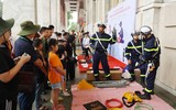 Cận cảnh những thiết bị chữa cháy hiện đại đang được trưng bày tại Hà Nội