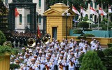 Chùm ảnh lễ đón Thủ tướng Singapore Lý Hiển Long tại Hà Nội 