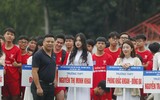 Ngắm 100 nữ sinh khoe sắc tại Giải bóng đá Trung học phổ thông lớn nhất Hà Nội