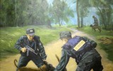 Những hình ảnh lực lượng Cảnh sát Cơ động qua góc nhìn nghệ thuật