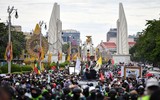 [ẢNH] Biểu tình phản đối chính sách chống dịch Covid-19 ở Thái Lan