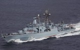 [ẢNH] Hải quân Nga tập trận gần Crimea giữa lúc căng thẳng với Ukraine gia tăng