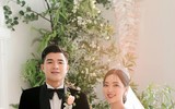 Ảnh cưới đẹp lung linh của tiền đạo Hà Đức Chinh