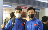 Dàn sao Công an Hà Nội tươi rói lên đường dự Asian Cup cùng ĐT Việt Nam