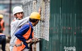 [ẢNH] Cận cảnh công trường hầm chui 700 tỷ đồng trên đường Lê Văn Lương