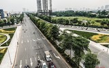 [ẢNH] Cảnh nhếch nhác ở đại lộ nghìn tỷ giữa Thủ đô