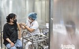 [ẢNH] Hà Nội trưng dụng nhà thi đấu 2.000 chỗ làm điểm tiêm vaccine Covid-19