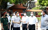 [ẢNH] Lịch trình dày đặc trong buổi kiểm tra chống dịch Covid-19 của Phó Thủ tướng Vũ Đức Đam tại Hà Nội