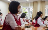 Hà Nội: Cận cảnh 7 tình huống ở nơi đầu tiên diễn tập đón học sinh lớp 7 trở lên quay lại trường