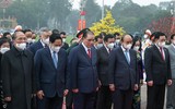 Lãnh đạo Đảng, Nhà nước, thành phố Hà Nội vào Lăng viếng Chủ tịch Hồ Chí Minh trước thềm Tết Nhâm Dần