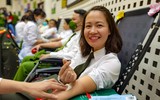 Nữ Công an Thủ đô hiến máu cứu người trong những ngày đầu năm mới 2023