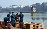 Bên trong trận địa pháo hoa tầm cao ở Hồ Gươm trước giờ G chào năm mới Quý Mão 2023