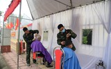 Hình ảnh Tết thắm tình quân dân ở huyện ngoại thành Hà Nội