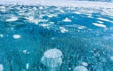 Những hồ kỳ ảo từ tạo hóa thiên nhiên khi mặt nước đóng băng
