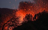 ‘Dòng sông’ dung nham núi lửa tàn phá khu dân cư ở Tây Ban Nha 
