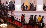 Cảnh tượng hiếm thấy bên trong Dinh Tổng thống Sri Lanka