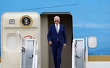 Những hình ảnh đầu tiên của Tổng thống Hoa Kỳ Joe Biden tại Hà Nội