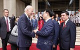 Chủ tịch Quốc hội Vương Đình Huệ hội kiến Tổng thống Hoa Kỳ Joe Biden
