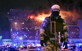 Hiện trường vụ tấn công khủng bố kinh hoàng tại Nga