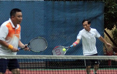 Khai mạc giải quần vợt Phòng An ninh chính trị nội bộ