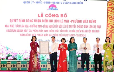 Lệ Mật được công nhận là điểm du lịch của Hà Nội
