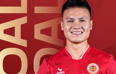 Xem Quang Hải đá phạt tinh quái ghi bàn cho Công an Hà Nội FC