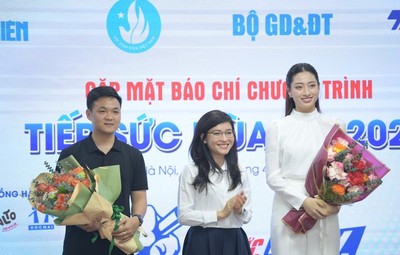 Hoa hậu Lương Thùy Linh làm đại sứ chương trình tiếp sức mùa thi 2024