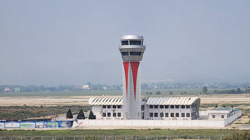 Đài kiểm soát không lưu sân bay Điện Biên cao 36m đi vào hoạt động