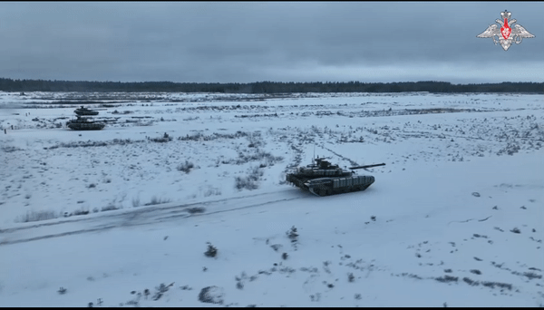Xe tăng T-90M Nga tăng hiệu suất chiến đấu khi kết hợp với UAV ảnh 1