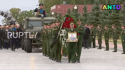 Tang lễ bi tráng của Trung tướng Nga vừa tử trận tại Syria