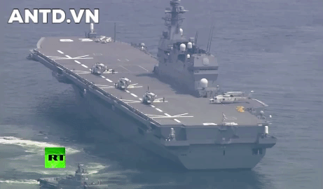 [ẢNH] Nhật Bản nâng cấp chiến hạm khu trục Izumo thành tàu sân bay, Trung Quốc bám sát theo dõi