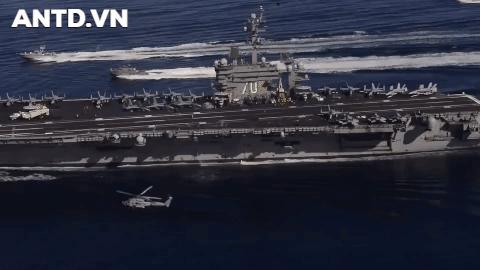 [ẢNH] Căng thẳng tột độ khi nhóm tác chiến tàu sân bay USS Abraham Lincoln sẵn sàng tấn công Iran