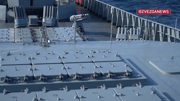 Chiến hạm tàng hình Nga diễn tập phóng tên lửa siêu thanh Zircon trên Đại Tây Dương