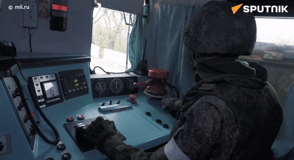 Cận cảnh đoàn tàu bọc thép Baikal của Nga