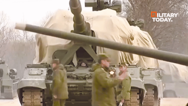 Pháo tự hành 2S35 Koalitsiya-SV của Nga bắn chính xác như súng bắn tỉa