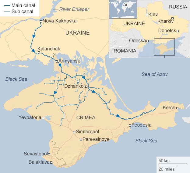Ukraine tiếp tục khóa kênh đào Bắc Crimea sau khi Nga rút khỏi Kherson?