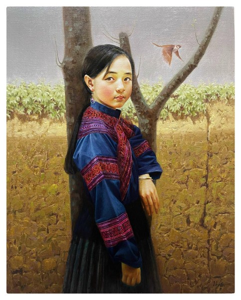 Cận cảnh các bức tranh vẽ phụ nữ đầy mê hoặc của họa sĩ Việt  ảnh 4