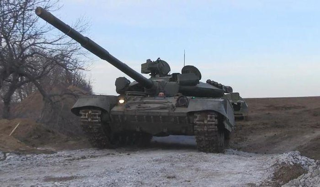 Ly khai miền Đông tung chiến lợi phẩm xe tăng T-64B1M 'quý hiếm' của Ukraine vào trận ảnh 4