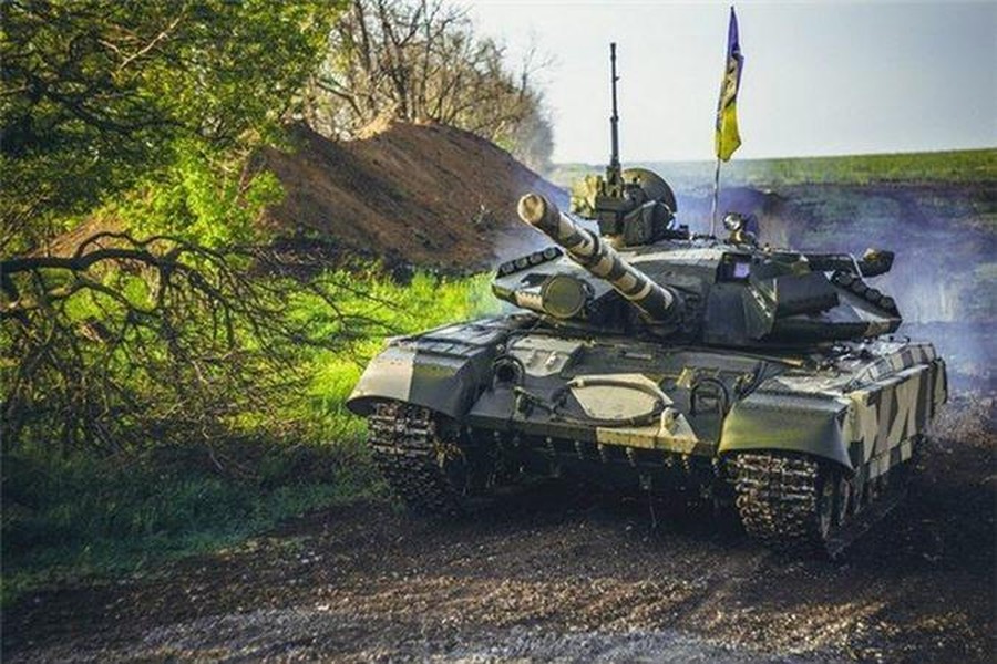 Ly khai miền Đông tung chiến lợi phẩm xe tăng T-64B1M 'quý hiếm' của Ukraine vào trận ảnh 9