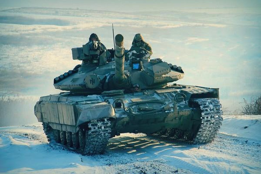 Ly khai miền Đông tung chiến lợi phẩm xe tăng T-64B1M 'quý hiếm' của Ukraine vào trận ảnh 11