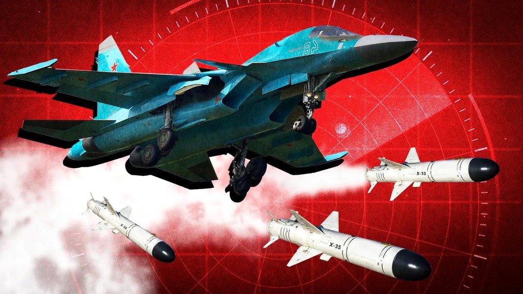 Máy bay ném bom tiền tuyến Su-34 thể hiện sức mạnh đáng sợ tại Ukraine ảnh 1