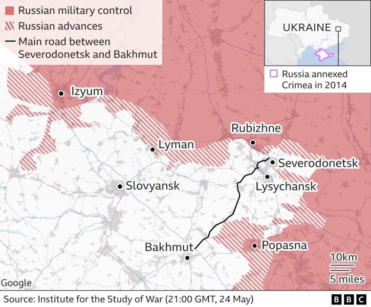 Xung đột Nga - Ukraine: Trận chiến giành Bakhmut đang dần đi tới hồi kết? ảnh 1