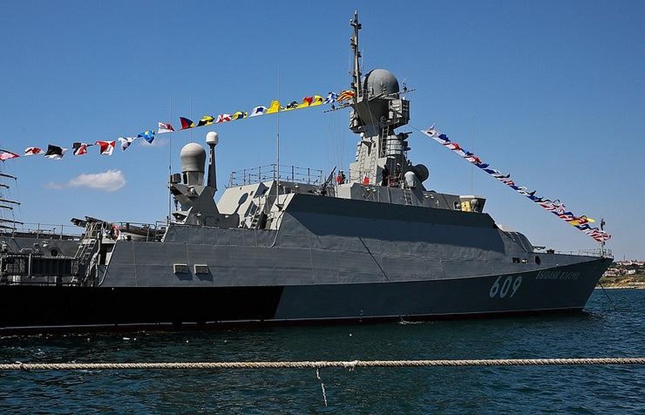 Tàu tên lửa tàng hình Grad tăng cường đáng kể sức mạnh cho Hạm đội Baltic Nga ảnh 5