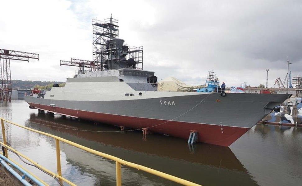 Tàu tên lửa tàng hình Grad tăng cường đáng kể sức mạnh cho Hạm đội Baltic Nga ảnh 1