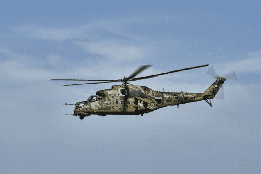 Trực thăng tấn công Mi-35 thể hiện sức mạnh đáng nể trên chiến trường Ukraine ảnh 3