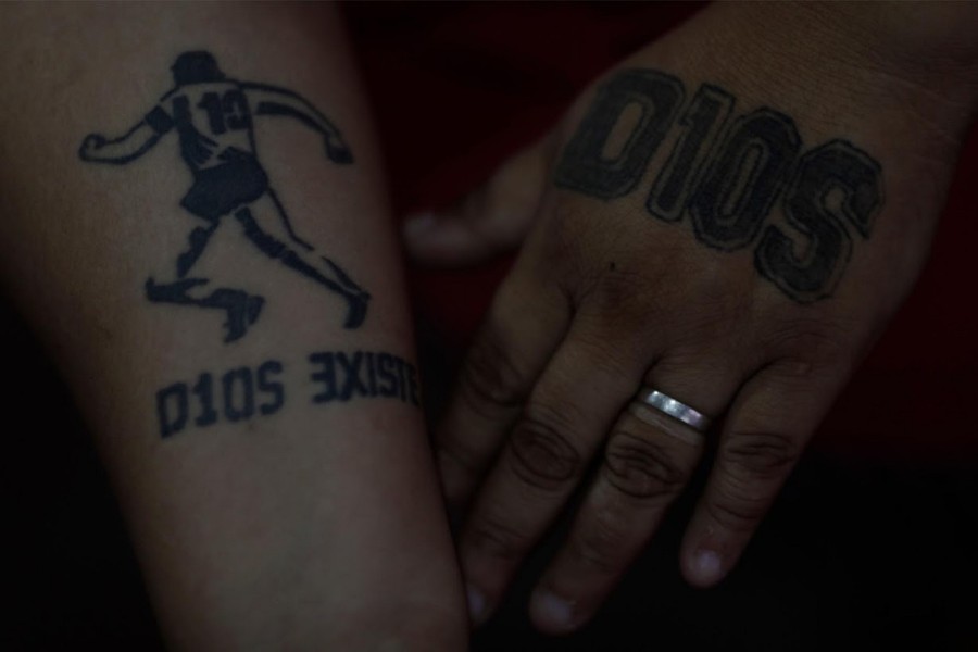Wider Image Argentines celebrate eternal love for Maradona with tattoos   Football News  The Indian Express