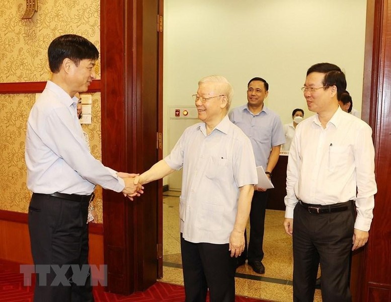 Tổng Bí thư Nguyễn Phú Trọng chủ trì họp Thường trực Ban Chỉ đạo Trung ương về phòng, chống tham nhũng, tiêu cực ảnh 1