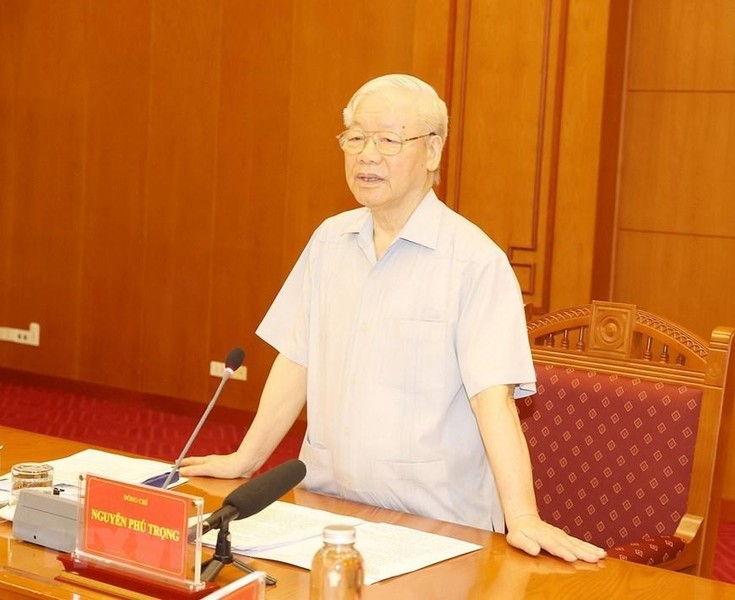 Tổng Bí thư Nguyễn Phú Trọng chủ trì họp Thường trực Ban Chỉ đạo Trung ương về phòng, chống tham nhũng, tiêu cực ảnh 5